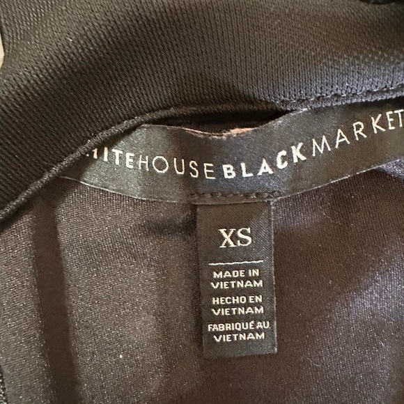 White House Black Market High-Neck Drama Sleeve Dress Size XS - Picture 8 of 9